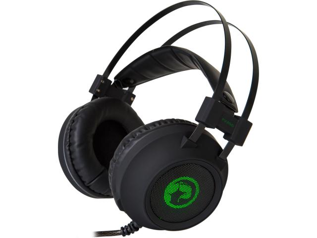 Casti cu microfon Marvo HG9014, USB-A, Black-Green