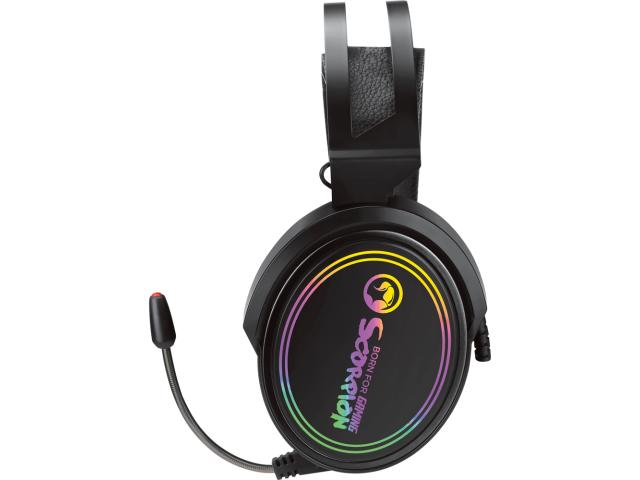 Casti cu microfon Marvo HG9021, USB-A, Black