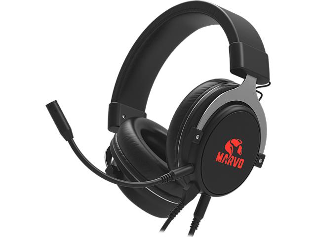 Casti cu microfon Marvo HG9052, USB-A/3.5mm jack, Black