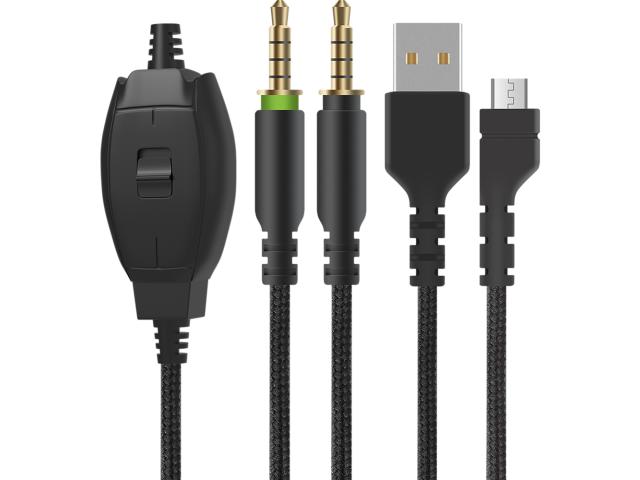 Casti cu microfon Marvo HG9052, USB-A/3.5mm jack, Black