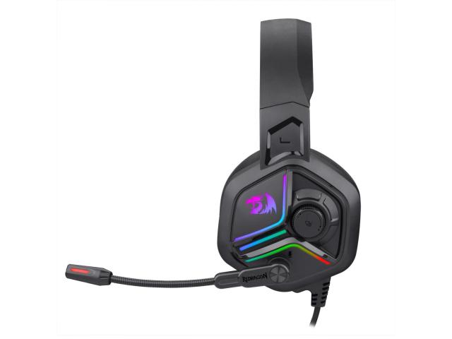 Casti cu microfon Redragon Ajax RGB, USB-A/3.5mm jack, Black