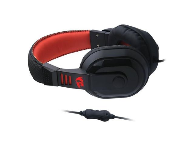 Casti cu microfon Redragon Garuda H101, USB-A/3.5mm jack, Black-Red