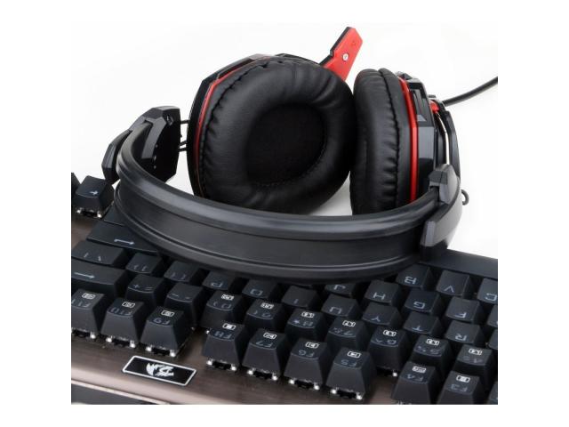 Casti cu microfon Redragon Glaucus, 3.5mm jack/USB-A, Black