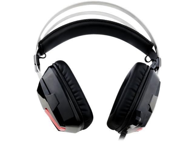 Casti cu microfon Redragon Lagopasmutus2, 3.5mm jack, Black-Red