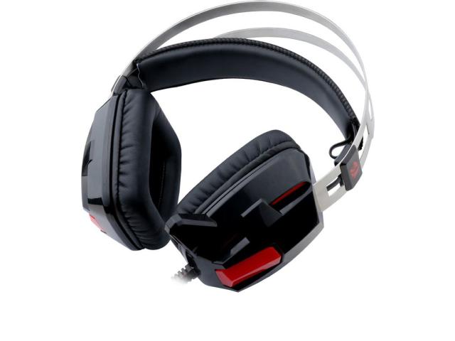 Casti cu microfon Redragon Lagopasmutus2, 3.5mm jack, Black-Red