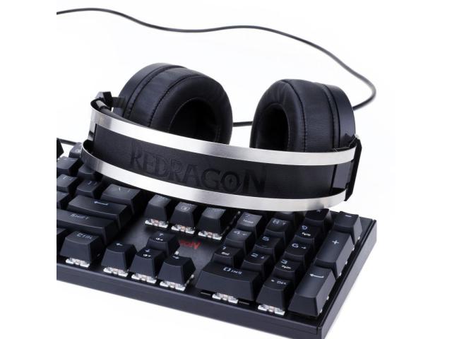 Casti cu microfon Redragon Scylla, 3.5mm jack, Black