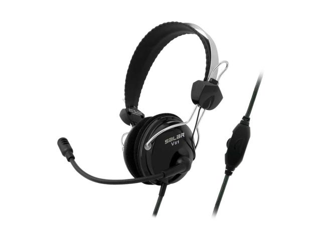 Casti cu microfon Somic Salar V81, 3.5mm jack, Black