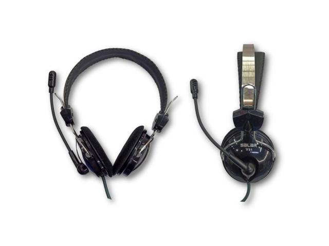 Casti cu microfon Somic Salar V81, 3.5mm jack, Black