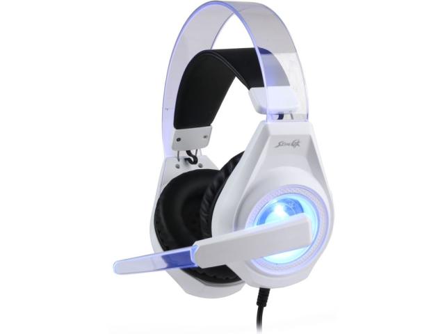 Casti cu microfon Somic Senicc G241, USB-A/3.5mm jack, White