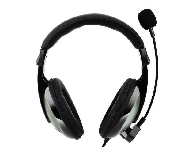 Casti cu microfon Somic ST-2688, 3.5mm jack, Black-Silver