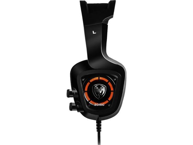 Casti cu microfon Somic G910, USB-A, Black