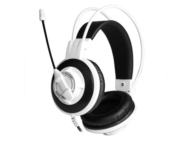 Casti cu microfon Somic G925, 3.2mm jack, White