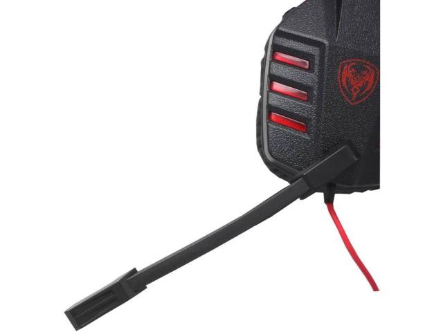 Casti cu microfon Somic G927 Pro, USB-A, Black-Red