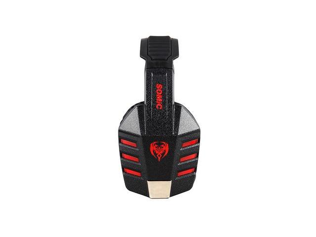 Casti cu microfon Somic G927 v2012, USB-A, Black-Red