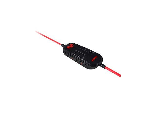 Casti cu microfon Somic G927 v2012, USB-A, Black-Red