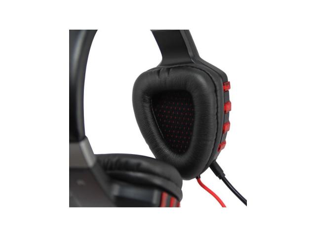 Casti cu microfon Somic G930, USB-A, Black-Red