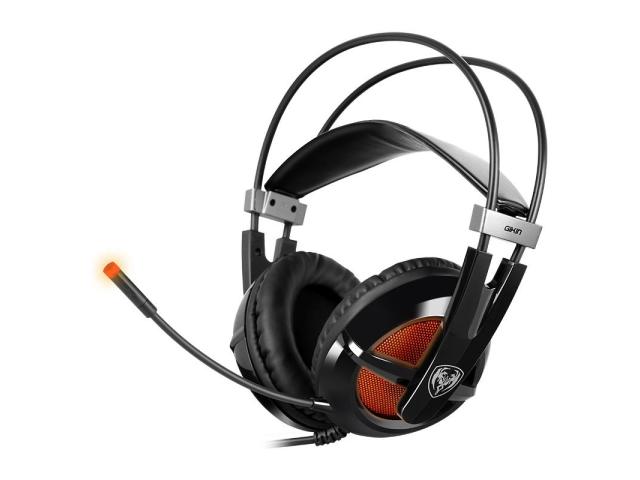 Casti cu microfon Somic G938, USB-A, Black