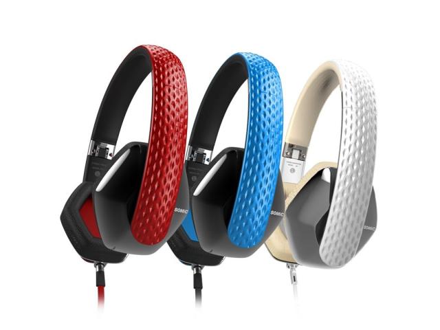 Casti cu microfon Somic Milano M4 Striking, 3.5mm jack, Blue