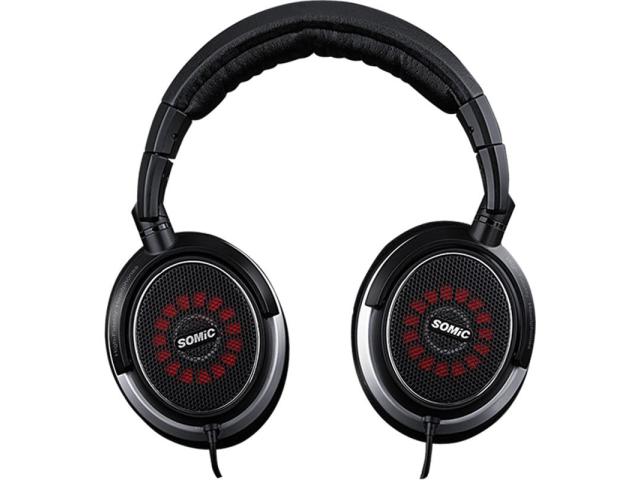 Casti cu microfon Somic V2, 3.5mm jack, Black