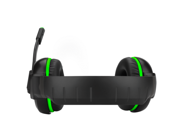 Casti cu microfon T-Dagger Caucasus, 3.5mm jack/USB-A, Black-Green