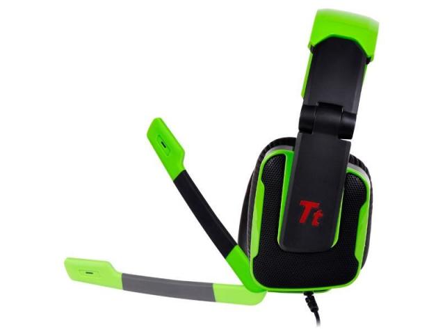 Casti cu microfon Thermaltake eSPORTS Console One, USB-A, Black-Green