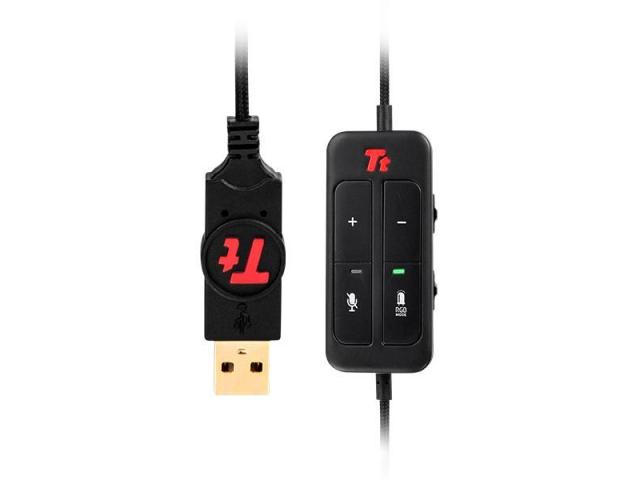 Casti cu microfon Thermaltake Tt eSPORTS by CRONOS RGB 7.1, USB-A, Black