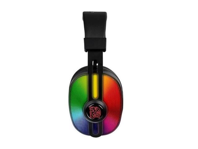 Casti cu microfon Thermaltake Tt eSPORTS Pulse G100 RGB LED, 3.5mm jack/USB-A, Black