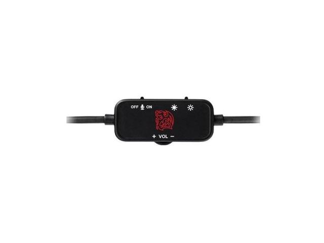 Casti cu microfon Thermaltake Tt eSPORTS Pulse G100 RGB LED, 3.5mm jack/USB-A, Black