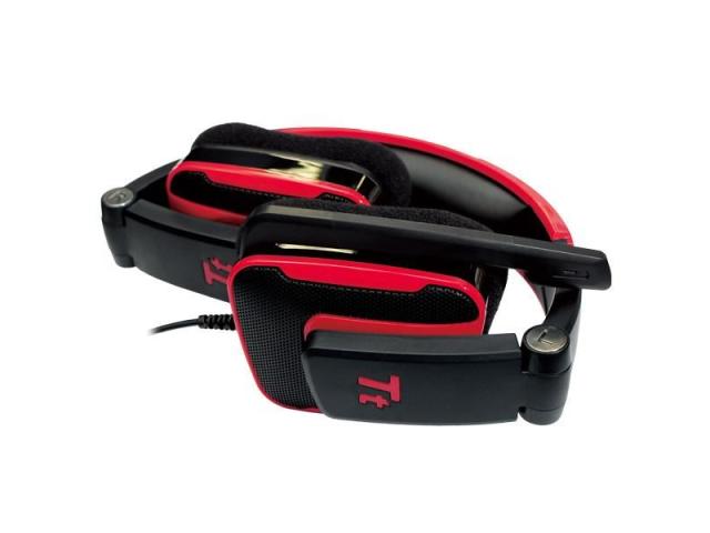 Casti cu microfon Thermaltake Tt eSPORTS Shock Blasting Red, 3.5mm jack, Black-Red