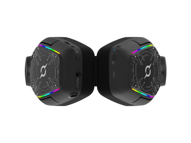 Casti cu microfon AQIRYS Alnair, USB/USB Wireless/3.5mm jack, Black