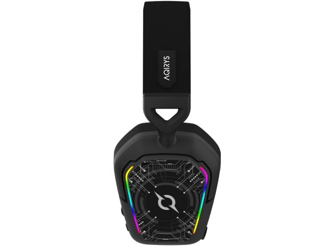Casti cu microfon AQIRYS Alnair, USB/USB Wireless/3.5mm jack, Black