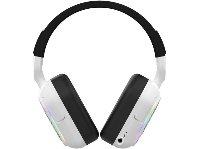 Casti cu microfon AQIRYS Alnair, USB/USB Wireless/3.5mm jack, White