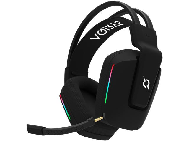 Casti cu microfon AQIRYS Alya, USB/USB Wireless/3.5mm jack, Black