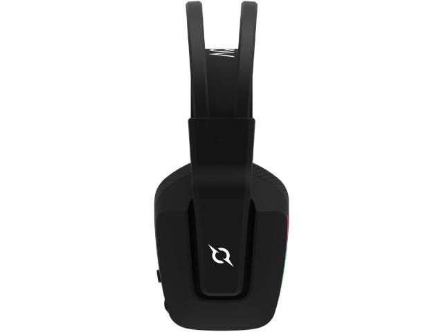 Casti cu microfon AQIRYS Alya, USB/USB Wireless/3.5mm jack, Black