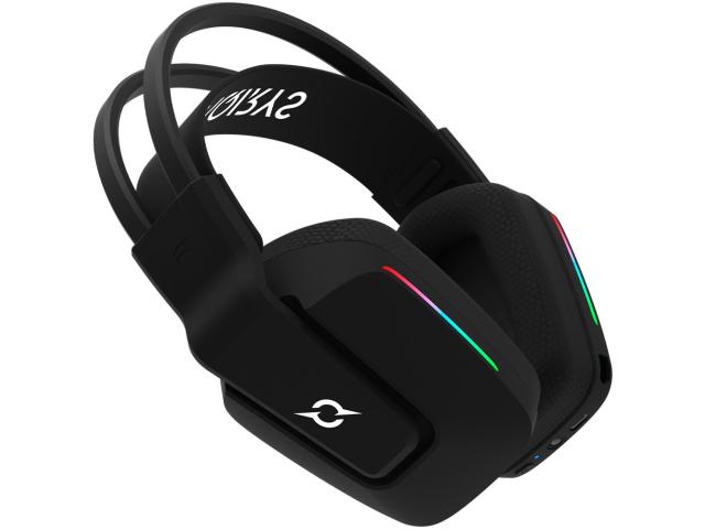 Casti cu microfon AQIRYS Alya, USB/USB Wireless/3.5mm jack, Black