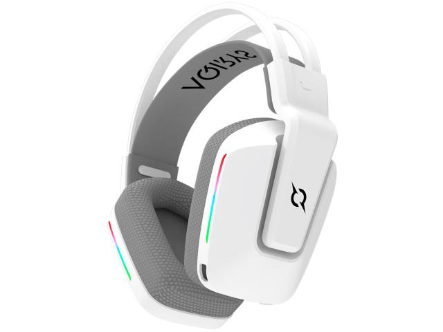 Casti cu microfon AQIRYS Alya, USB/USB Wireless/3.5mm jack, White