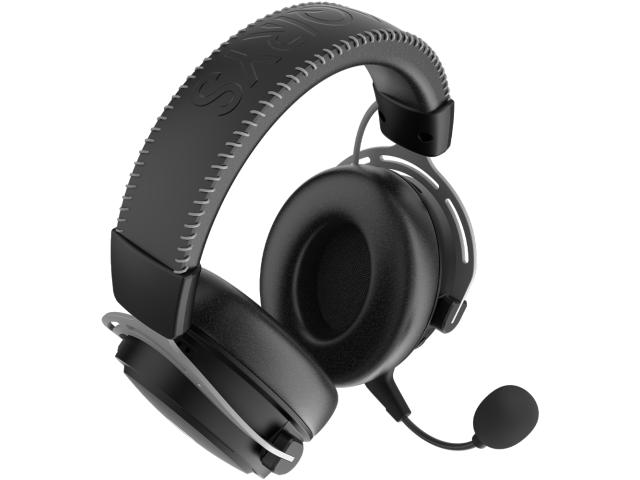 Casti cu microfon AQIRYS Andromeda, USB Wireless/3.5mm jack, Black