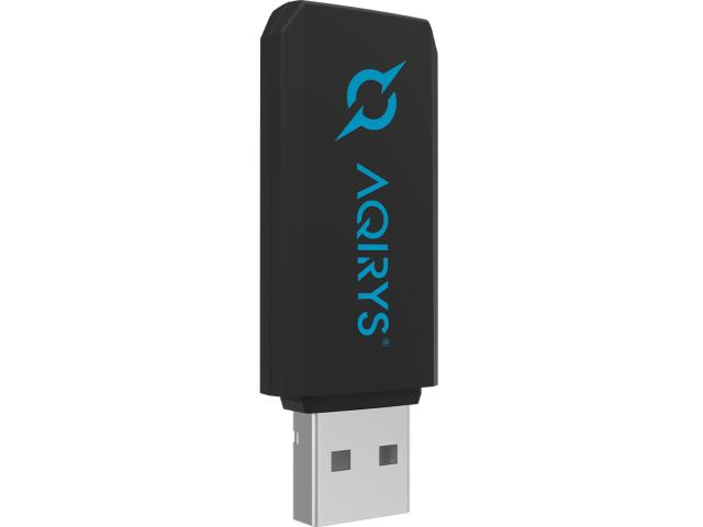 Casti cu microfon AQIRYS Andromeda, USB Wireless/3.5mm jack, Black-Blue