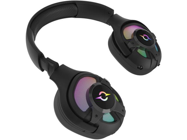 Casti cu microfon AQIRYS Ara, 3.5mm jack/USB Wireless/Bluetooth, Black