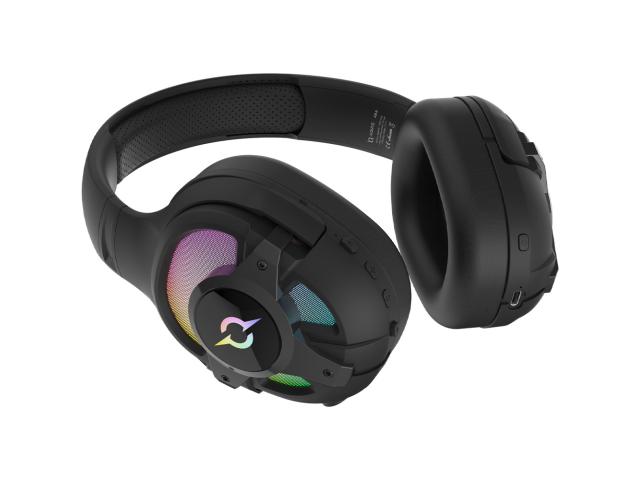 Casti cu microfon AQIRYS Ara, 3.5mm jack/USB Wireless/Bluetooth, Black