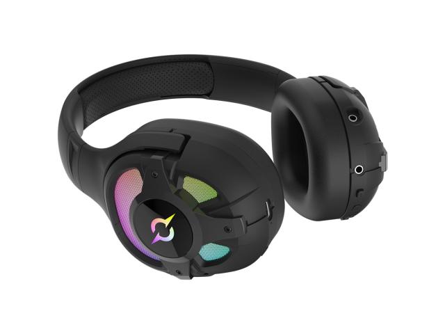 Casti cu microfon AQIRYS Ara, 3.5mm jack/USB Wireless/Bluetooth, Black