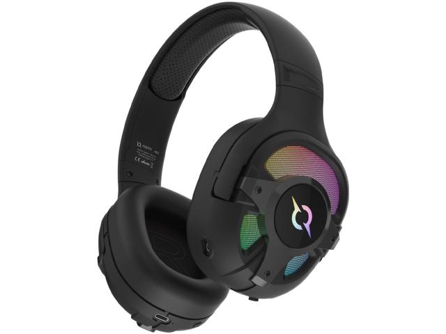 Casti cu microfon AQIRYS Ara, 3.5mm jack/USB Wireless/Bluetooth, Black