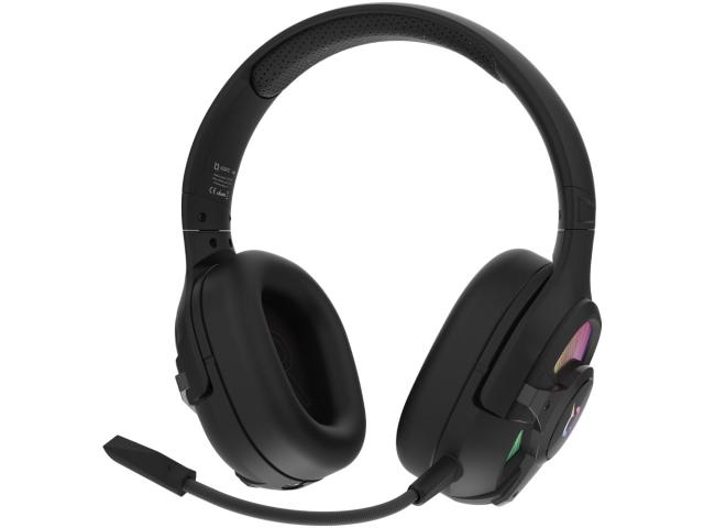 Casti cu microfon AQIRYS Ara, 3.5mm jack/USB Wireless/Bluetooth, Black