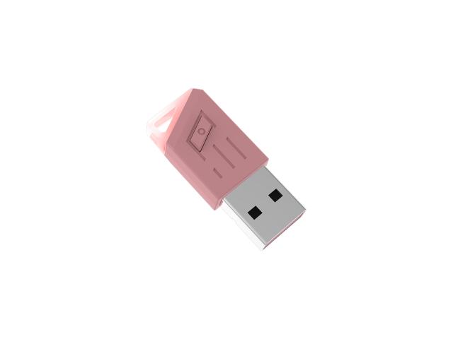 Casti cu microfon AQIRYS Lyra, USB Wireless/Bluetooth/3.5mm jack, Pink