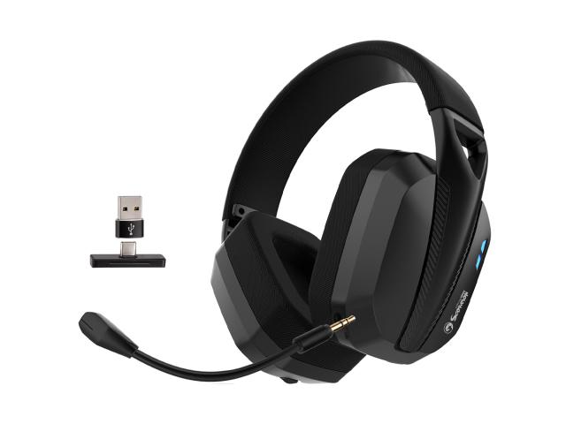 Casti cu microfon Marvo HG9089W, RGB LED, USB/USB Wireless/Bluetooth, Black