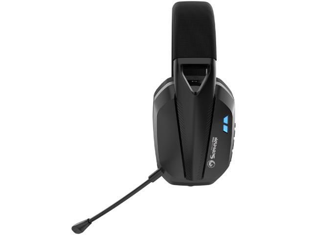 Casti cu microfon Marvo HG9089W, RGB LED, USB/USB Wireless/Bluetooth, Black