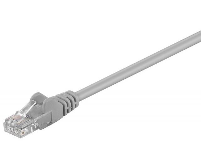 Cablu retea (patch cord) CAT6 UTP 7,5m 2xRJ45, neecranat, CCA, gri - HCT68429