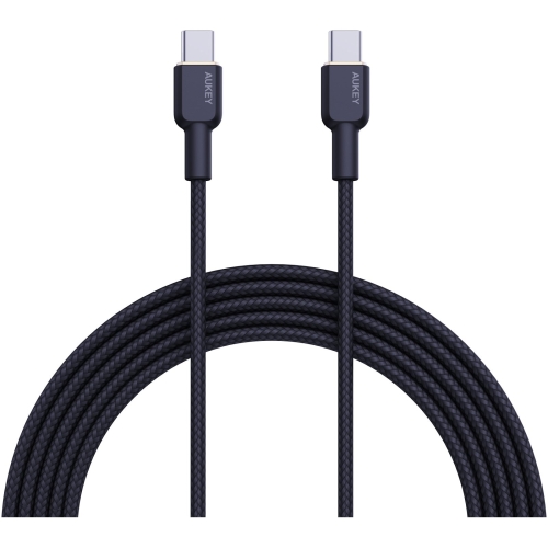 Cablu de date AUKEY CB-NCC1, USB-C - USB-C, 1 m, Black