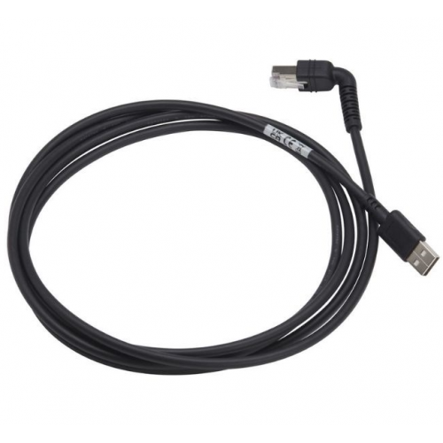Cablu Zebra CBL-U20755-01 pentru DS55, RJ50 - USB, 2.1m, Black