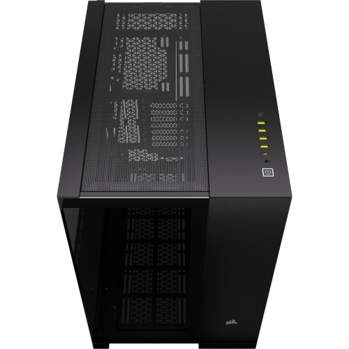 Carcasa Corsair 6500X TG RGB Black, Fara sursa